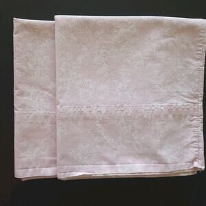 Simply Shabby Chic Super King Pillowcase Sham Set Pink Ditsy Floral Cottage 41"